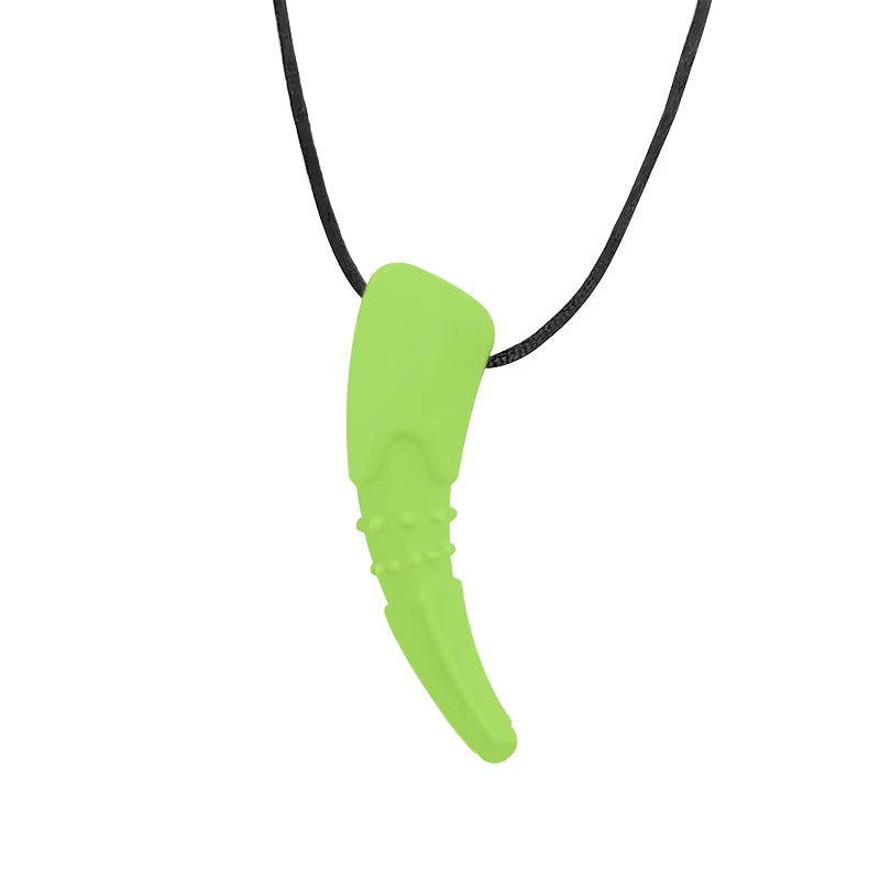 1Ps Baby Silicone Teether Kids Chew Necklace Sensory Chewy Pendant Oral Motor Toys Therapy Tools for Autism ADHD Chidren'S Goods