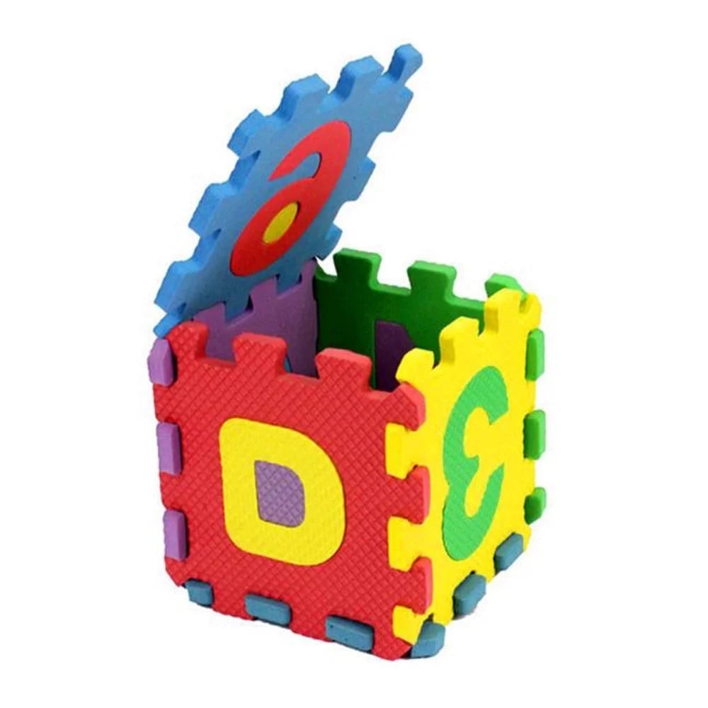 Clearance!36 PCS Kids Foam Play Mat, 2X2 Inch Kids Foam Puzzle Play Mat,Soft & Safe Non-Toxic Children’S Interlocking Multicolor Exercise Puzzle Educational AB Alphabet for Kids’S Floor
