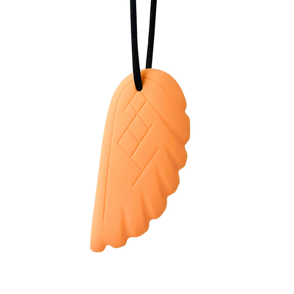 1Ps Baby Silicone Teether Kids Chew Necklace Sensory Chewy Pendant Oral Motor Toys Therapy Tools for Autism ADHD Chidren'S Goods