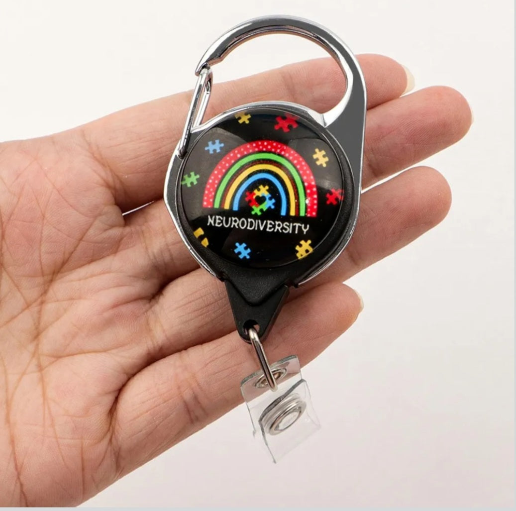 Neurodiversity & Autism Awareness ID Badge Holder