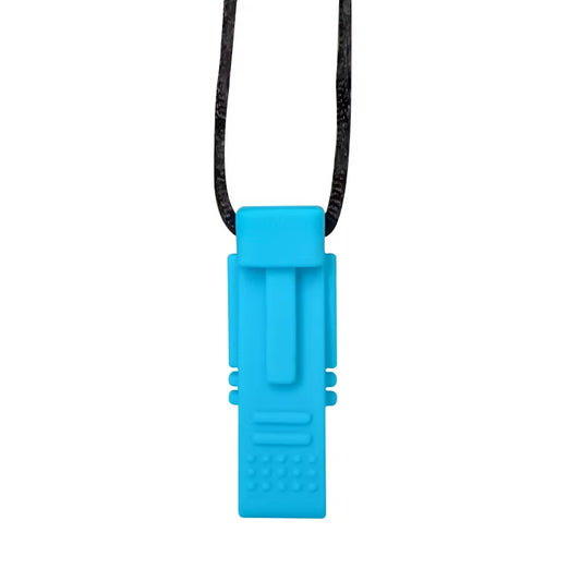 1Ps Baby Silicone Teether Kids Chew Necklace Sensory Chewy Pendant Oral Motor Toys Therapy Tools for Autism ADHD Chidren'S Goods