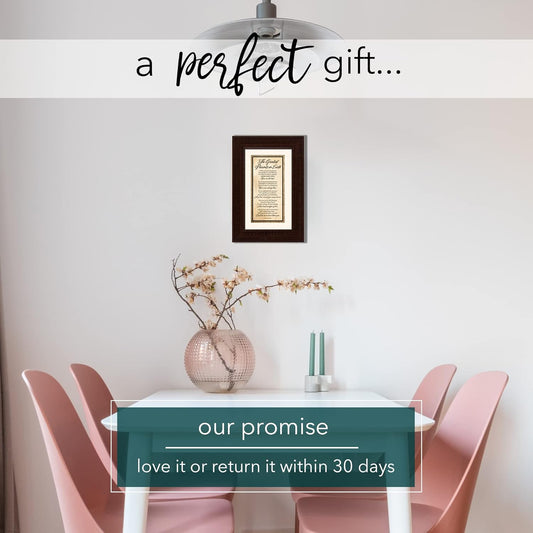 Greatest Parents Wood Wall Frame Art Plaque | 8.5 Inches X 12.5 Inches | Wall Hanger and Easel Back | the Greatest Parents on Earth | by