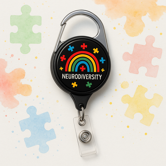 Neurodiversity & Autism Awareness ID Badge Holder