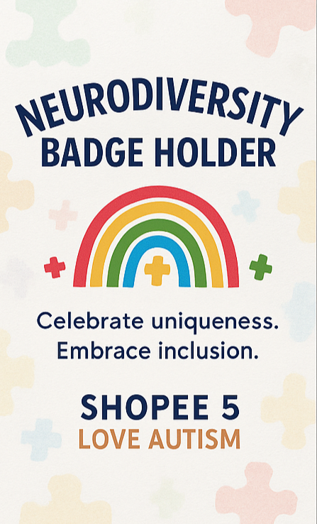 Neurodiversity & Autism Awareness ID Badge Holder